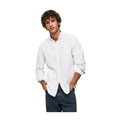 Pepe Jeans , Casual Shirts ,White male, Sizes: