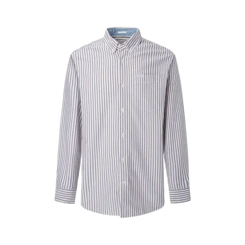Pepe Jeans , Casual Shirts ,White male, Sizes: