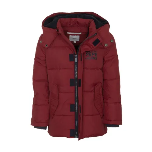 Pepe Jeans , Charles Jr Jacket ,Red male, Sizes: