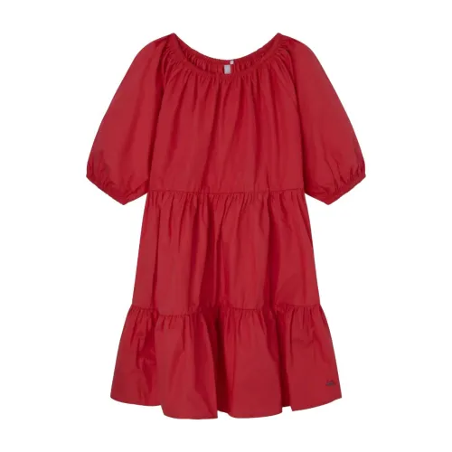 Pepe Jeans , Dresses ,Red female, Sizes: