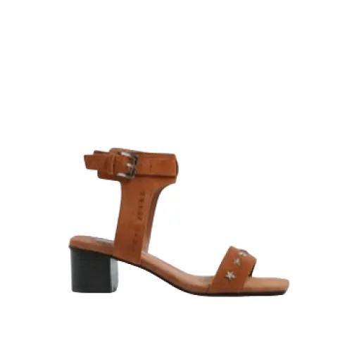 Pepe Jeans , High Heel Sandals ,Brown female, Sizes: