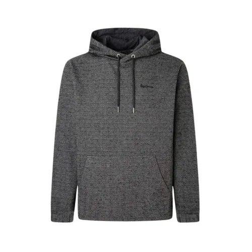 Pepe Jeans , Hoodies ,Gray male, Sizes: