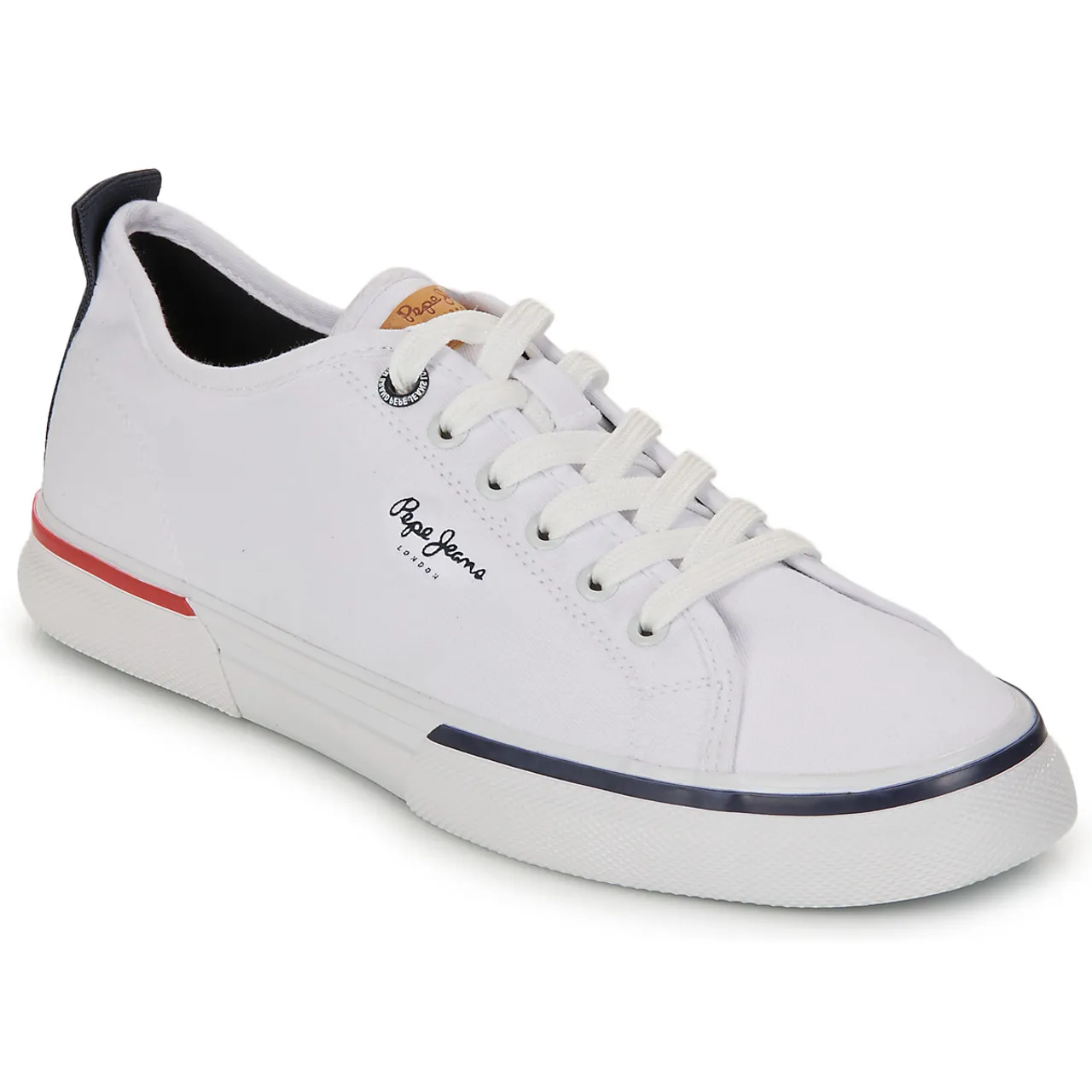Pepe jeans  KENTON SMART M  men's Shoes (Trainers) in White