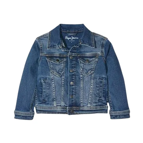 Pepe Jeans , Legendary cowgirl jacket ,Blue male, Sizes: