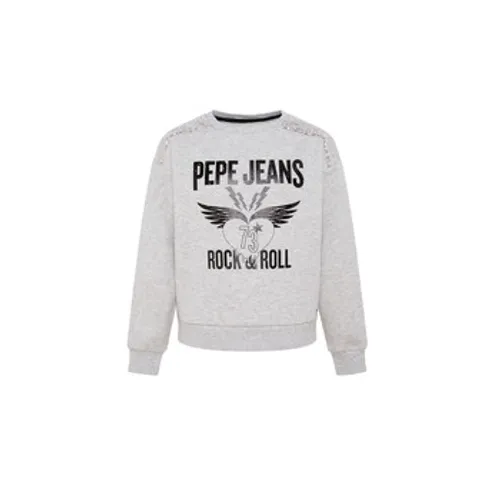 Pepe jeans  LILY  girls's Children's Sweatshirt in Grey
