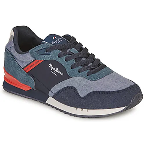 Pepe jeans  LONDON ONE B  boys's Children's Shoes (Trainers) in Marine