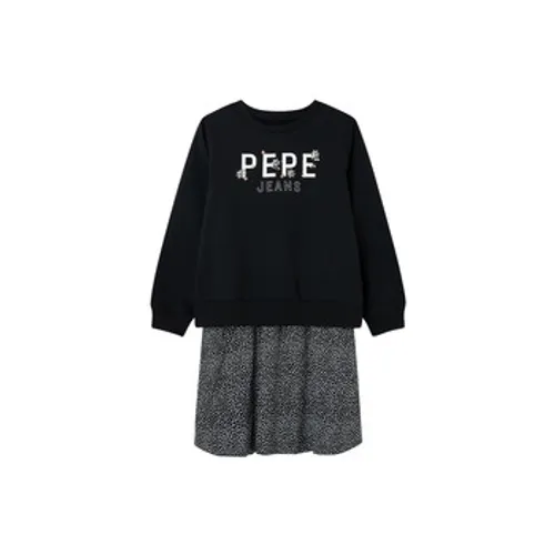 Pepe jeans  MELANIA  girls's Children's dress in Black
