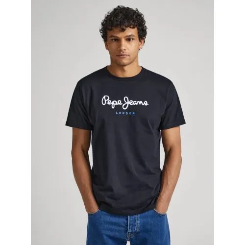 Pepe Jeans Mens Black Eggo T-Shirt