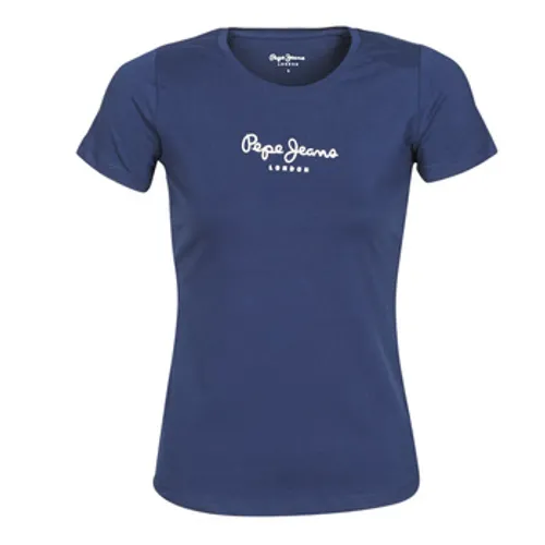Pepe jeans  NEW VIRGINIA  women's T shirt in Blue