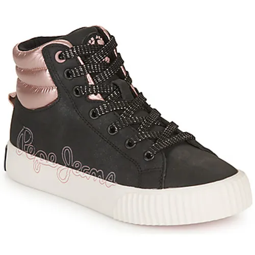Pepe jeans  OTTIS PADDED  girls's Children's Shoes (High-top Trainers) in Black