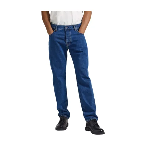 Pepe Jeans , Relaxed Fit Straight Leg Jeans - 90's Inspired ,Blue male, Sizes: