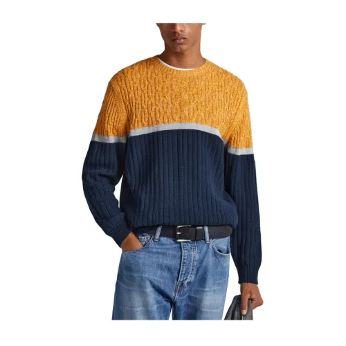 Pepe Jeans , Round-neck Knitwear ,Multicolor male, Sizes: