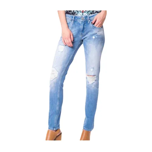 Pepe Jeans , Spark pants ,Blue female, Sizes: