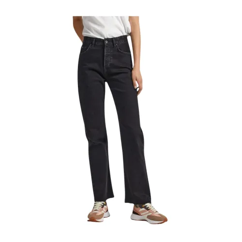 Pepe Jeans , Straight Jeans ,Black female, Sizes: