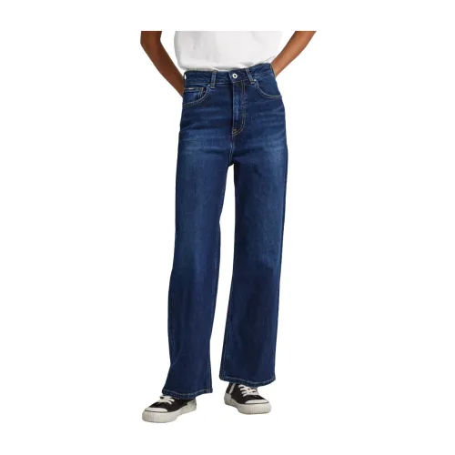 Pepe Jeans , Straight Jeans ,Blue female, Sizes: