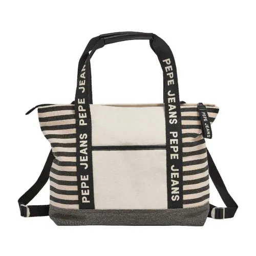 Pepe Jeans , Tote Bags ,White female, Sizes: ONE SIZE