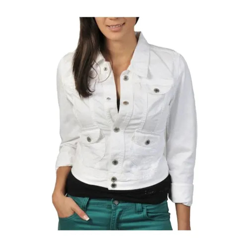 Pepe Jeans , Vaquera Bennie jacket ,White female, Sizes:
