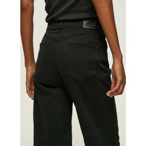Pepe Jeans , Wide Trousers ,Black female, Sizes: