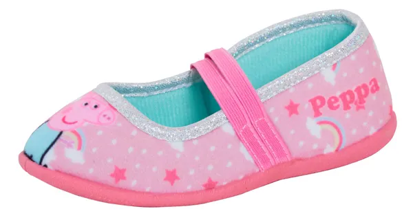 Peppa Pig Girls Slippers Pink EU 25 / UK 8 Child