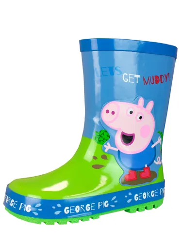 Peppa Pig Kids Wellington Boots Blue Size 7