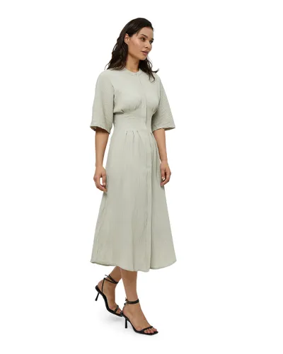 Peppercorn Mimmi Midi Dress | Beige Dresses For Women Uk |