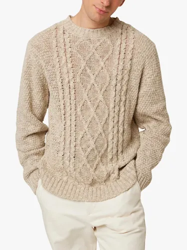 Peregrine Picton Textured Jumper, Natural - Natural - Male