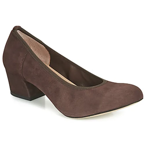 Perlato  10366-CAM-NUT  women's Court Shoes in Brown