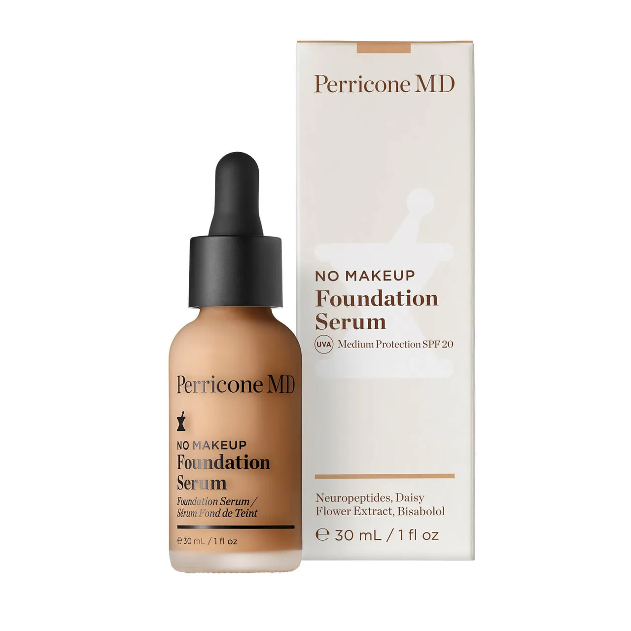 Perricone MD No Makeup Foundation Serum Broad Spectrum SPF20 30ml (Various Shades) - 3 Nude