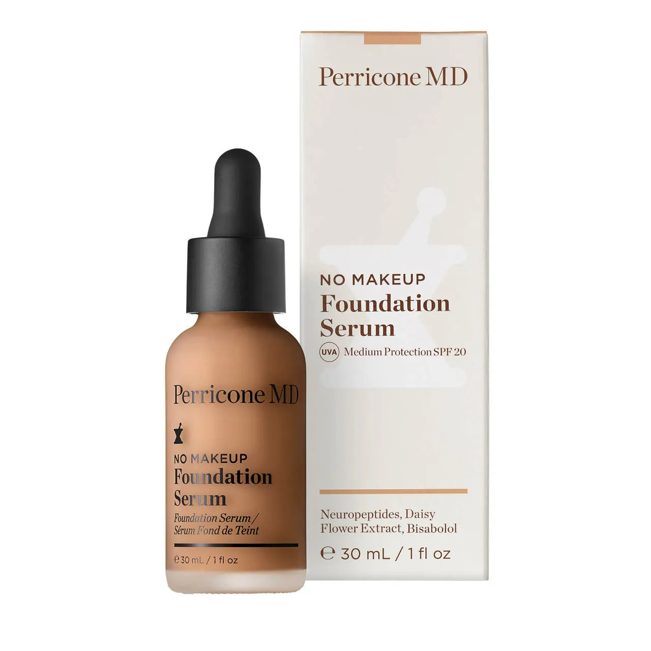 Perricone MD No Makeup Foundation Serum Broad Spectrum SPF20 30ml (Various Shades) - 6 Golden