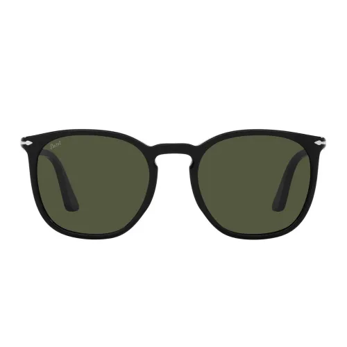Persol , Classic Square Sunglasses ,Black unisex, Sizes: