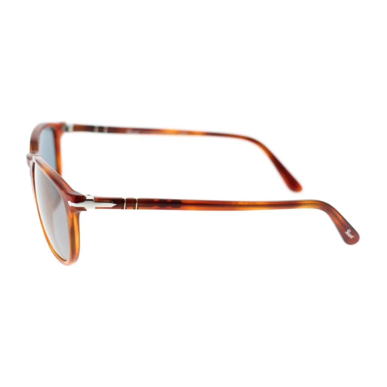 Persol , Handcrafted Italian Sunglasses with Iconic Arrows ,Brown unisex, Sizes: