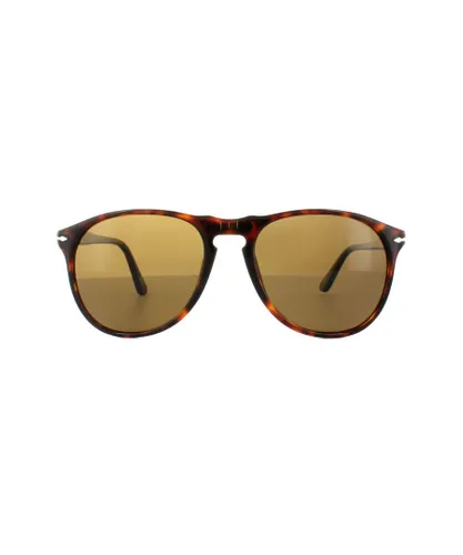 Persol Mens Sunglasses 9649 24/57 Havana Crystal Brown Polarized - One