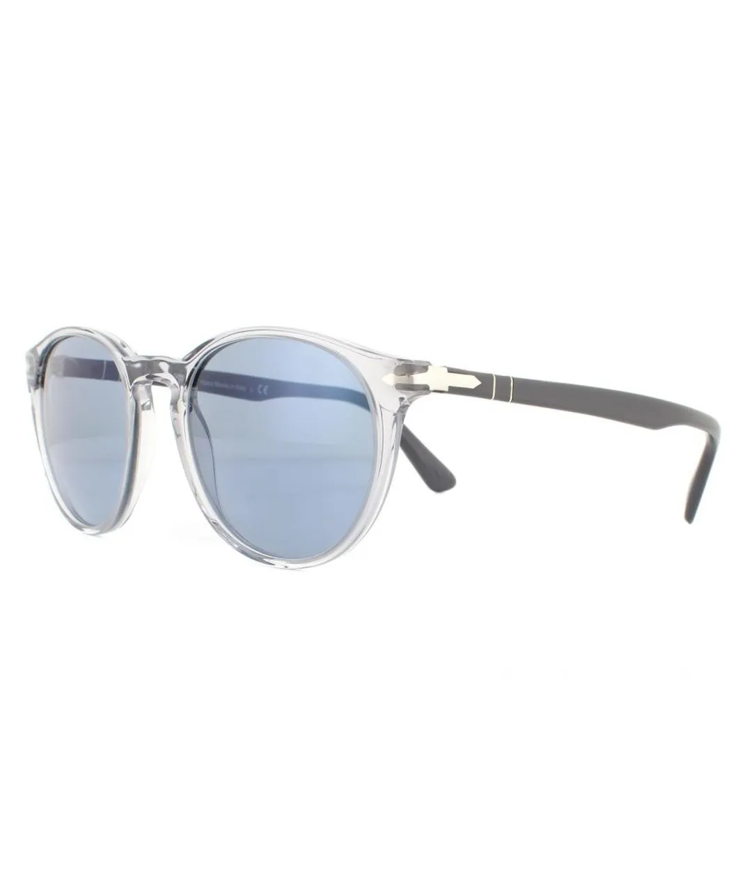 Persol Mens Sunglasses PO3152S 113356 Smoke Light Blue - Grey - One