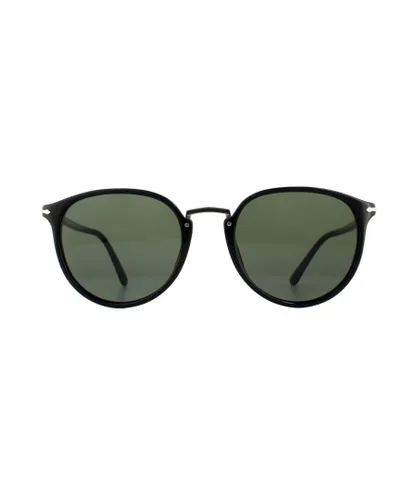 Persol Mens Sunglasses PO3210S 95/31 Black Green 54mm - One