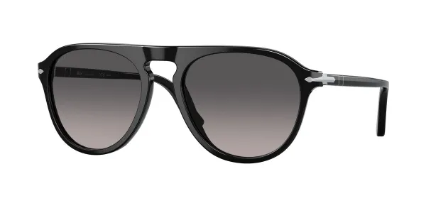 Persol PO3302S Polarized 95/M3 Men's Sunglasses Black Size 55