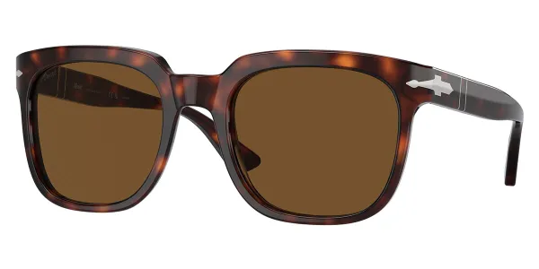Persol PO3323S Polarized 24/57 Men's Sunglasses Tortoiseshell Size 56
