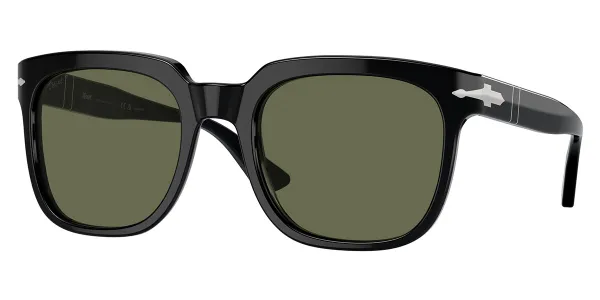 Persol PO3323S Polarized 95/58 Men's Sunglasses Black Size 56