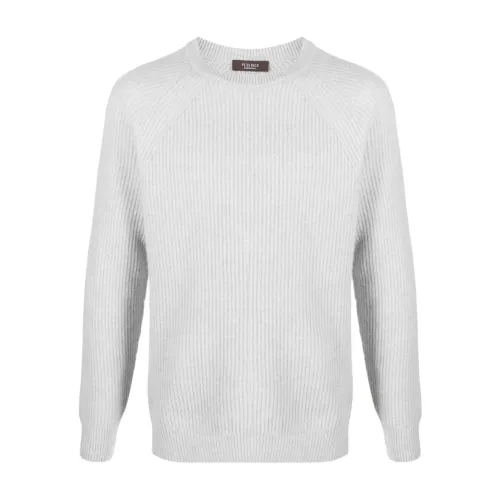 Peserico , 76A Sweater - Stylish and Comfortable ,Gray male, Sizes: