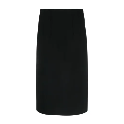 Peserico , Black Skirts for Women Aw23 ,Black female, Sizes: