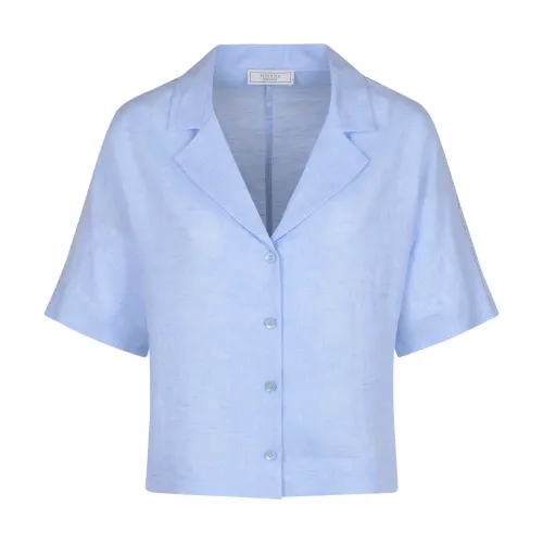 Peserico , Blue Women's Shirt ,Blue female, Sizes: