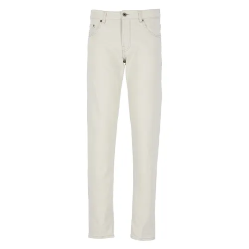 Peserico , Peserico Jeans Ivory ,Beige male, Sizes: