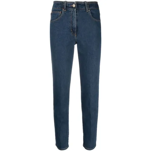 Peserico , Skinny Jeans ,Blue female, Sizes: