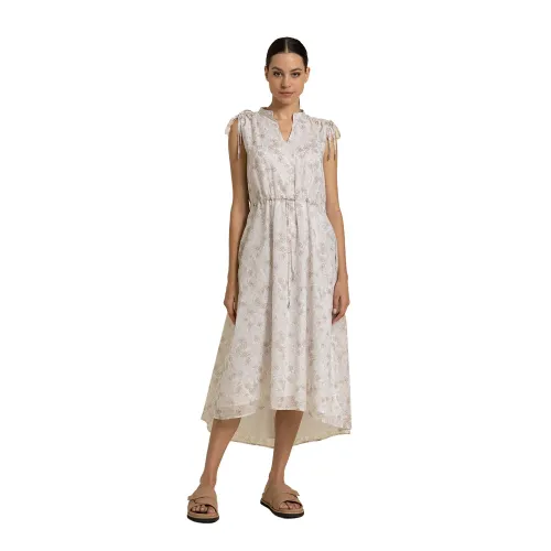 Peserico , Summer Dress ,Beige female, Sizes: