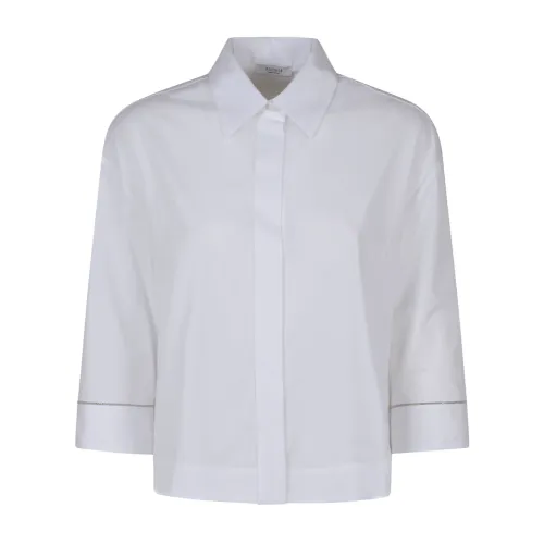 Peserico , White Women's Shirt ,White female, Sizes: