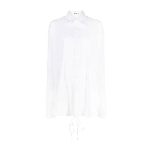 Peter Do , Off White Wrap Shirt ,White female, Sizes:
