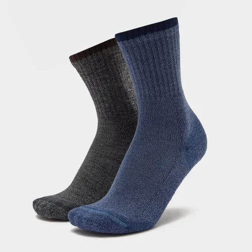 Peter Storm Essentials Men's Walking Socks 2 Pack - Navy, Navy