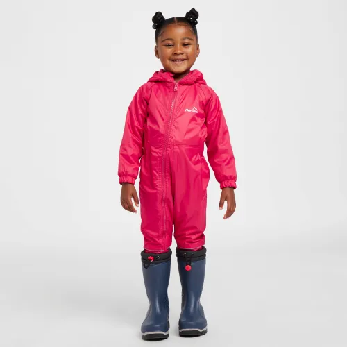 Peter Storm Infants' Fleece Lined Waterproof Suit - Pink, Pink