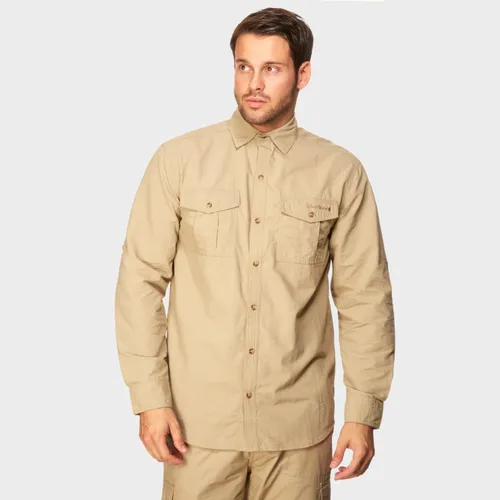 Peter Storm Men's Long Sleeve Travel Shirt - Beige, Beige