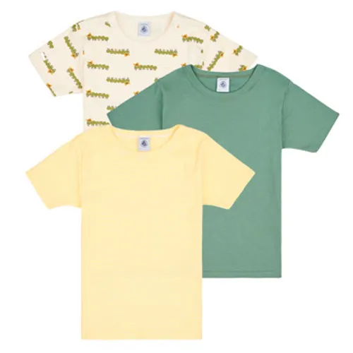 Petit Bateau  A0A8I X3  boys's Children's T shirt in Multicolour
