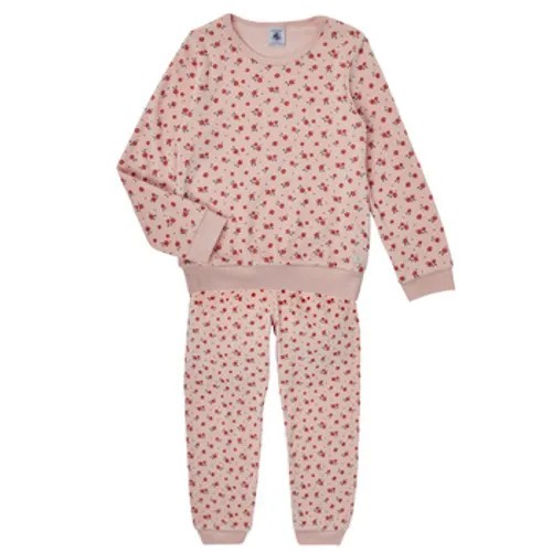 Petit Bateau  CAGEOT  girls's Sleepsuits in Pink